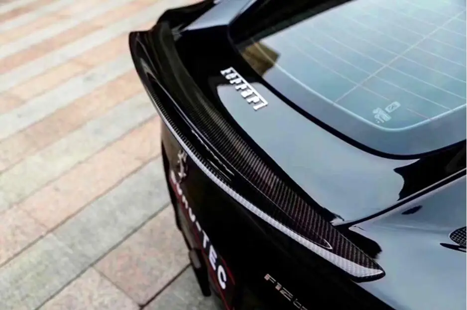 JINGHANG карбоновое заднее крыло багажника выступ Спойлеры для Ferrari F12 Berlinetta 2013