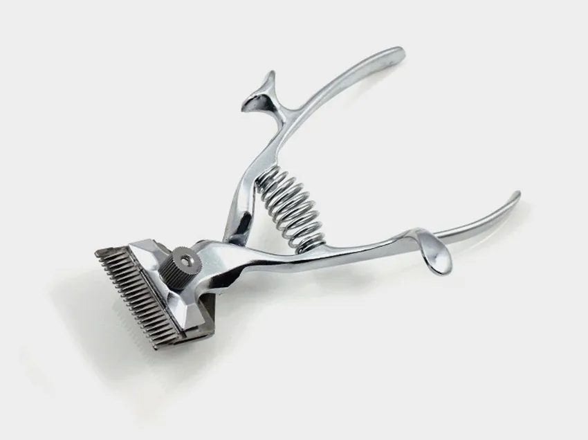 Pets/ Horse Grooming Humane Hand Hair Clippers  - Non electronic Manual Silent Portable Barber Tools 2