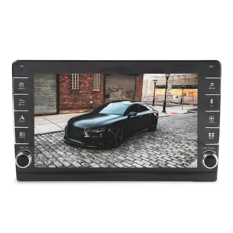 Прочный MP5 плеер деликатный дизайн 1008 1 Din Android 8,1 автомобильный стерео gps FM wifi Зеркало Ссылка головное устройство MP5 плеер - Color: No Cam