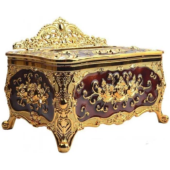 

Red Tissue Box Cover Chic Napkin Box Holder Hotel Home Decoration Storage Box