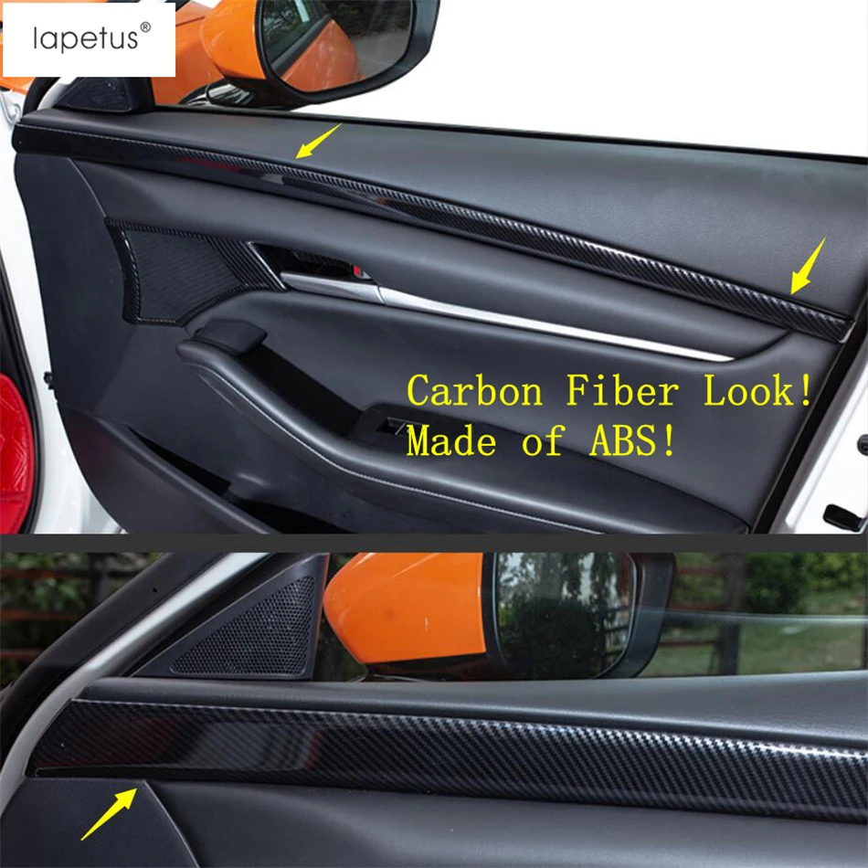 Аксессуары Lapetus, подходят для Mazda 3 Sedan ABS, внутренняя дверная ручка, ручка, чаша, полоса, Формовочная крышка, комплект, отделка