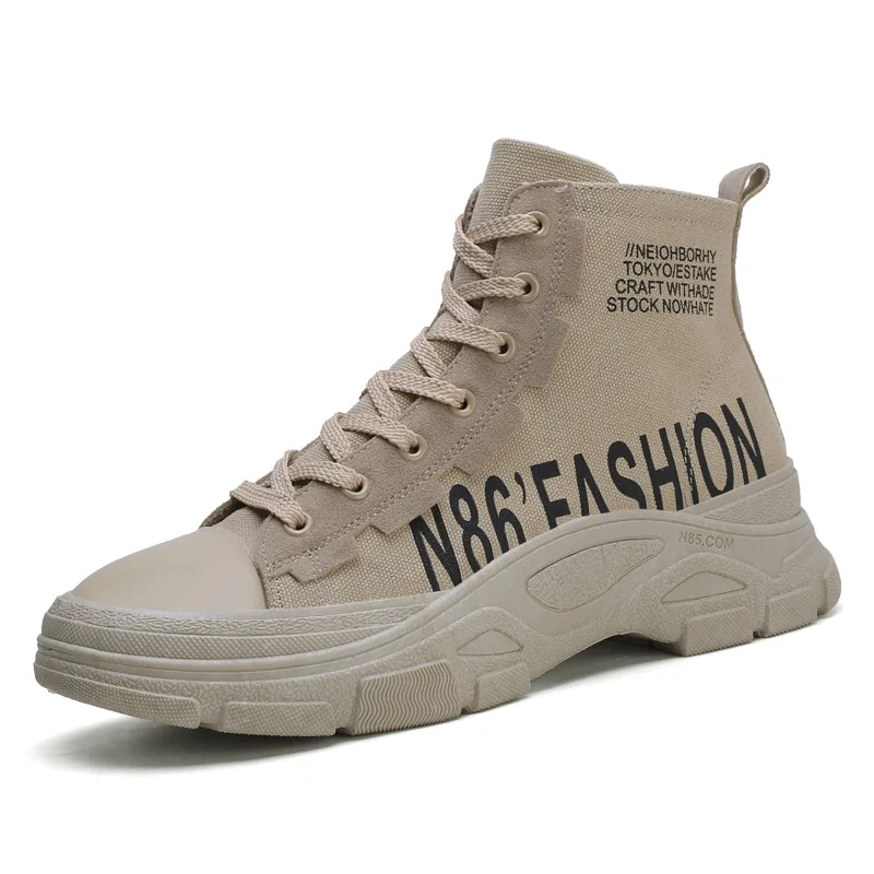

2019 Autumn And Winter New Style Men Hight-top Martin Boots Outdoor Workwear Men's Boot Versatile Casual MEN'S Short Boots
