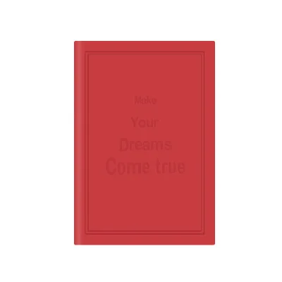 red A5A6 блокнот канцелярский блокнот маленькая портативная книга Сгущает небольшой свежий портативный мини креативный простой дневник - Цвет: red