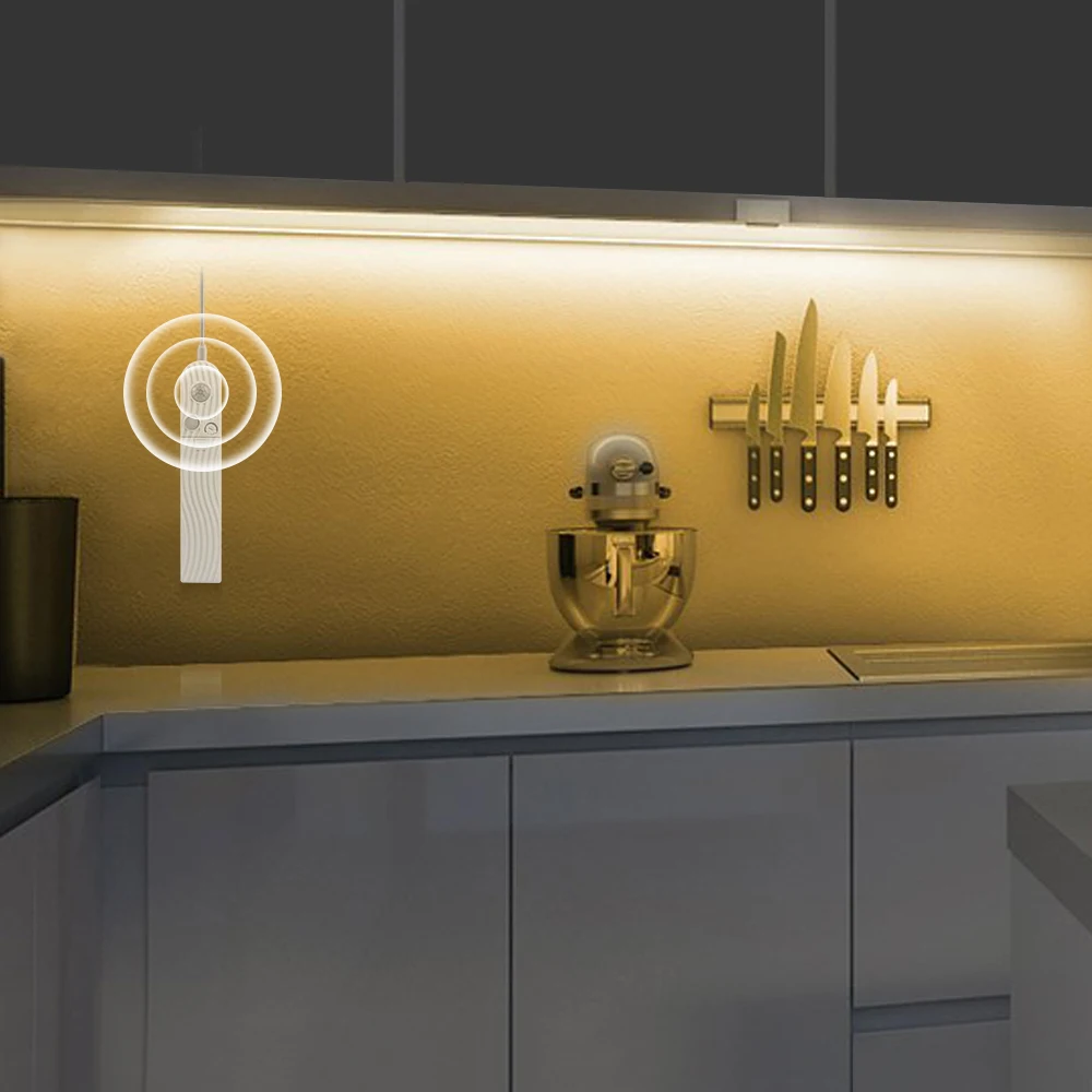 DC 5V PIR Motion Sensor LED light 1m 2m 3m Strip tape Under Bed