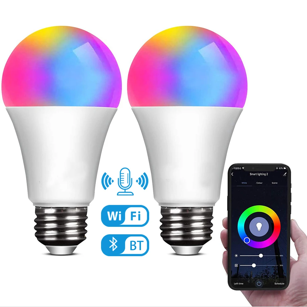 

Smart LED Bulb RGB RGBW RGBWW Magic light Bulb lamp LED Spotlight WiFi Bluetooth APP Control Dimmable IOS /Android Smartlight