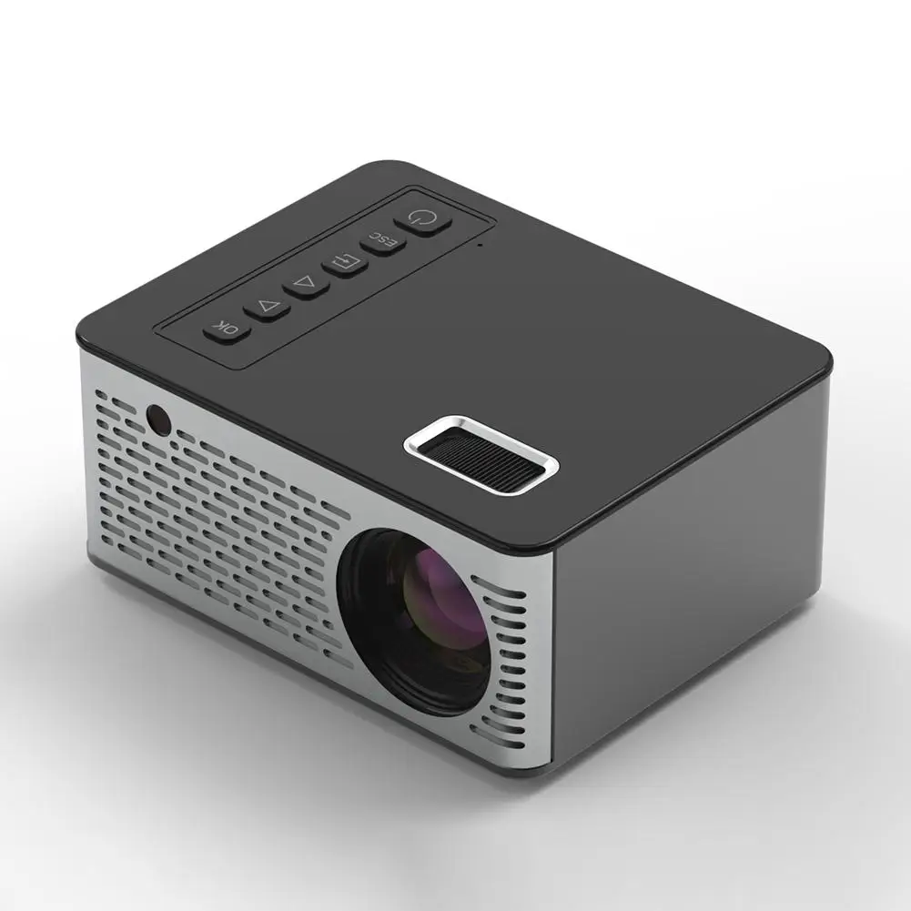 Высококачественный UC26 портативный видеопроектор HD светодиодный домашний мультимедийный кинотеатр 1080P проектор с поддержкой USB/TF/AV/HDMI/IR