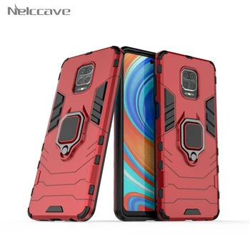 

500Pcs Ring Holder Rugged Armor Case For Xiaomi Redmi 10X 9A 9C 8A 7A Note 9 9S 8 7 6 K30 Pro K20 Cover Fits Magnetic Car Mount