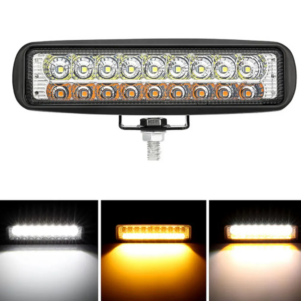 

1x 54W 6000k LED Work Light Bar Bracket Mount Practical Turn Signal Lamp LED Work Light Off-Road Vehicle Spotlight