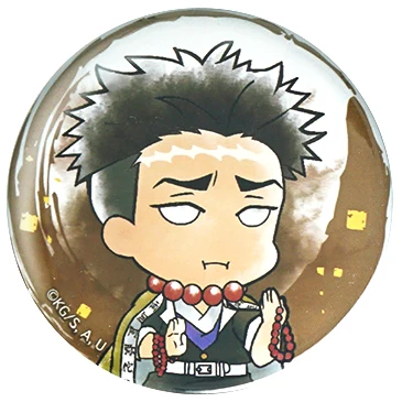 Demon Slayer: Kimetsu no Yaiba значок аниме Tomioka Giyuu Kochou Shinobu Rengoku Kyoujurou Hashira металлический значок брошь на булавке - Окраска металла: 07 Himejima Kyoumei