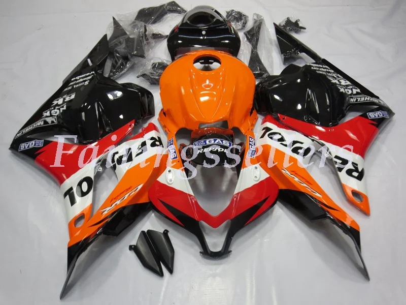 Топ впрыска ABS полный обтекатель комплект подходит для Honda CBR600RR F5 2009 2010 2011 2012 Обтекатели кастрол - Цвет: Classic Repsol Style