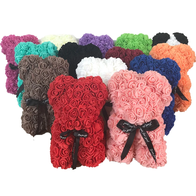 HOT-Gift-25cm-Red-Rose-Teddy-Bear-Girl-Wedding-Birthday-Rose-Flower-Artificial-Decoration-Gift-for (4)