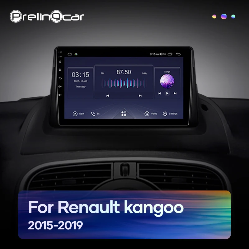 Prelingcar Car Radio Android 10 Stereo Receiver For Renault Kangoo  2015-2019 Video Player Multimedia Navigation Gps No 2 Din Dvd - Car  Multimedia Player - AliExpress