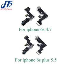 10 шт. маленькая фронтальная камера для iPhone 6 6S Plus 6SP 6P 6G 5 5S 5C SE 5G гибкий кабель со светом близость сенсорный микрофон