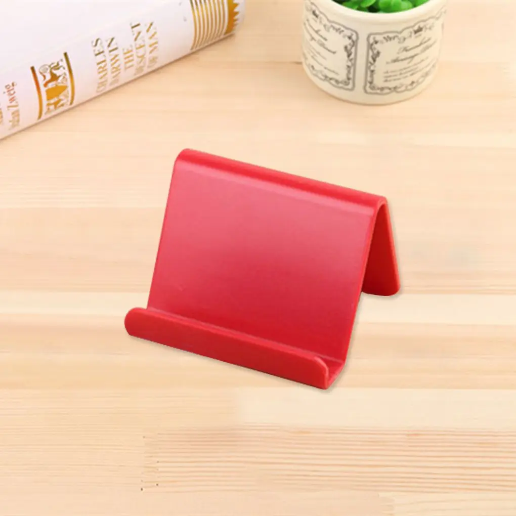 Универсальный пластиковый держатель для телефона Подставка для iPhone 7 8 X для samsung для смартфона Xiaomi Candy Кронштейн для мобильного телефона - Цвет: 2PCS
