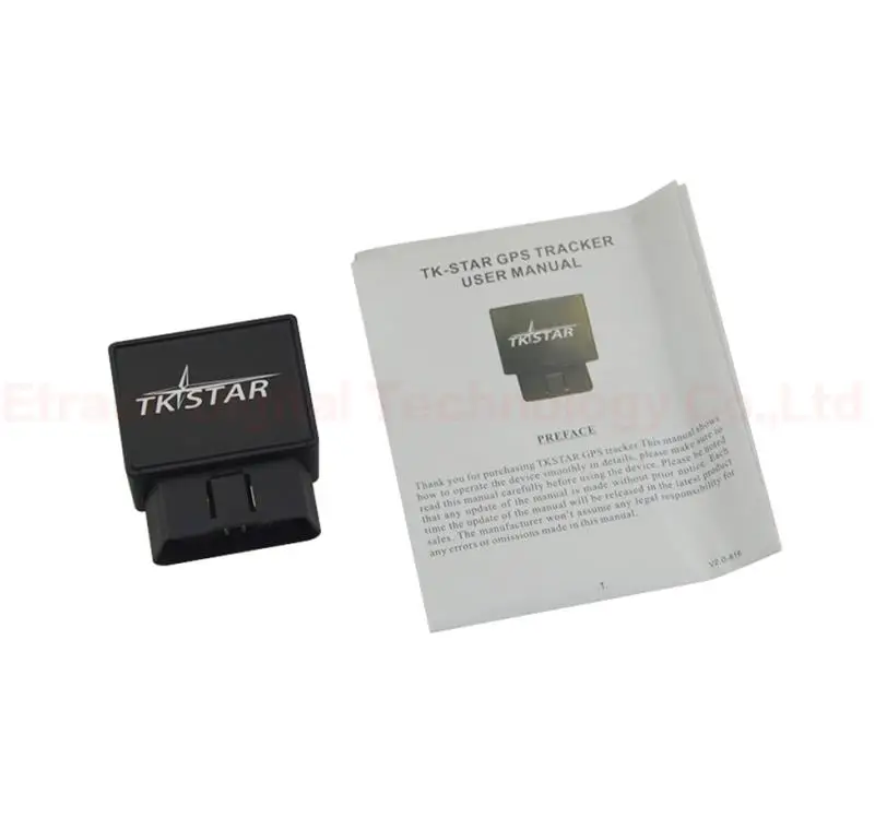 TK816 OBD gps трекер для устройства слежения автомобиля gps GPRS GSM в режиме реального времени монитор локатор превышения скорости сигнализации с бесплатной платформой - Цвет: no Box no charger