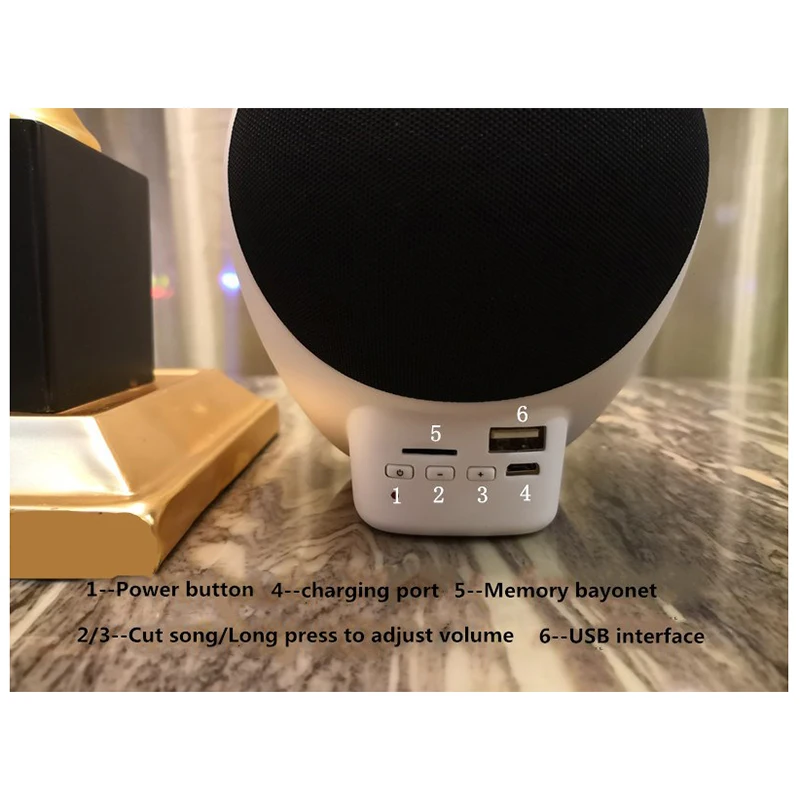 Alien Portable Speaker Wireless Bluetooth Speaker 10W Subwoofer Support FM Radio/AUX/TF/USB Music Center Portable Sound Column Alien Portable Speaker Wireless Bluetooth Speaker 10W Subwoofer Support FM Radio/AUX/TF/USB Music Center Portable Sound Column