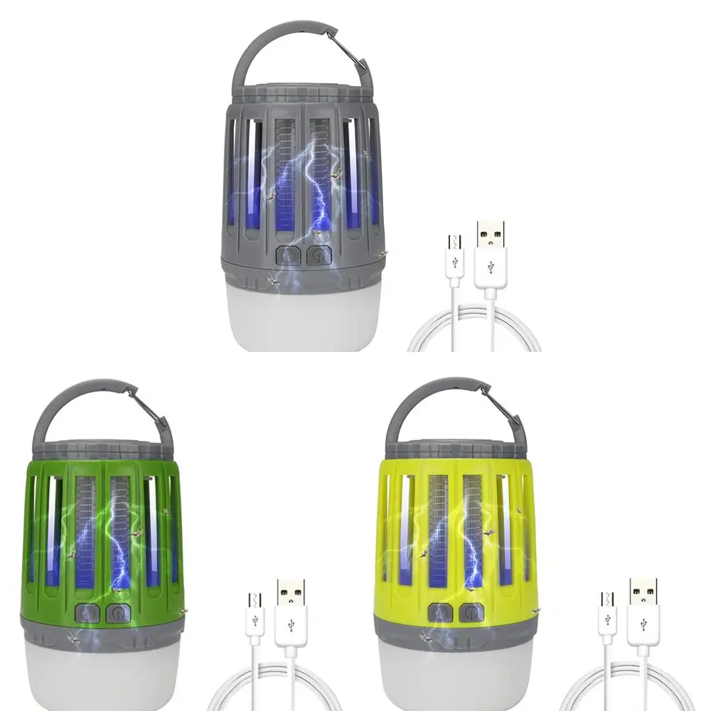 Многофункциональный водонепроницаемый USB Mosquito Killer Trapper светодиодный ночной светильник лампа ошибка насекомых светильник s Killing Pest zapper перезаряжаемый