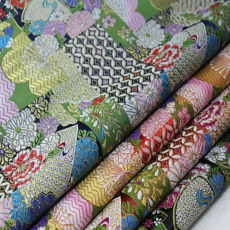 Кимоно Cos платье монгольский халат материал кружева украшение шелковая ткань из жаккардовой парчи/японский-корейский стиль