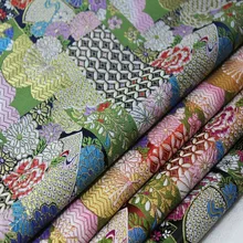 Кимоно Cos платье монгольский халат материал кружева украшение шелковая ткань из жаккардовой парчи/японский-корейский стиль