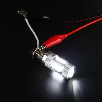 

Fog Driving Bulb LED Headlight Durable Fog Drive DRL Bulb H3 Car White 80W Super Bright for Tail Styling Auto