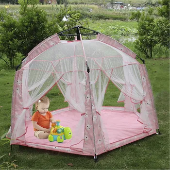 

Automatic Shelf Tent For Children Pink/Blue With Tote Bag Ceiling Removable 180 X 150 X 130cm Portable Camping Travel Equipment