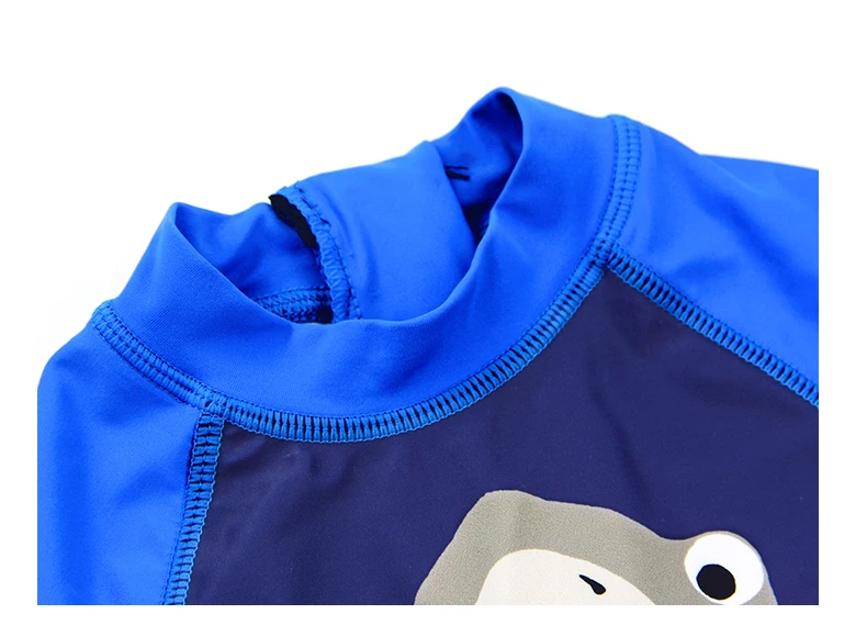 Julysand Boys  Swimwear Handsomne One Piece Swimsuit Kids Shark Cartoon Printed UPF 50+  High-end Bathing Suit for Boy