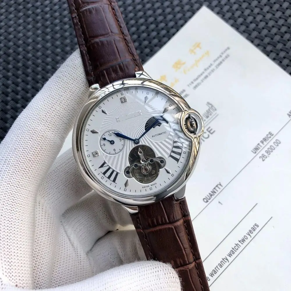 

Tourbillon Automatic Watch 2019 New Luxury Men Watches Catie_Watch submersion watc AAA Watch 007 Watches Top luxury watches