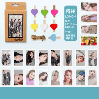 

Kpop TWICE I CAN'T STOP ME Wood Clips Lomo Photo Card Self Made Photograph Mina Tzuyu Poster Picture