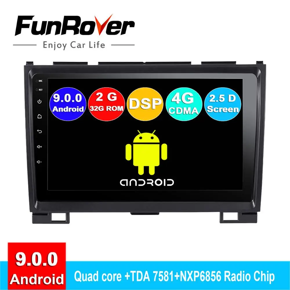 FUNROVER 2.5D + IPS android 9 0 автомобильный dvd для Haval Hover Great Wall H5 H3 автомобильное радио gps