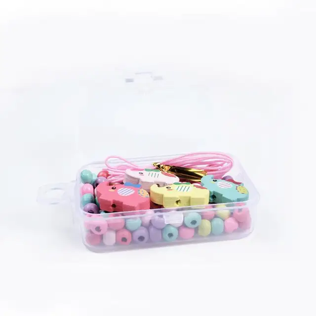 Children Creative Necklace Bracelet Girl Jewelry Making Toys Educational Toy Children Gift DIY Handmade Beaded Toy Accessory Set 6