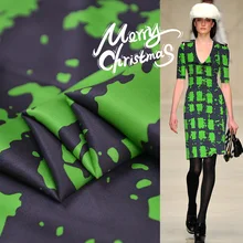 100 см* 138 см качественный Натуральный шелк жоржет Шармез ткань контрастный геометрический