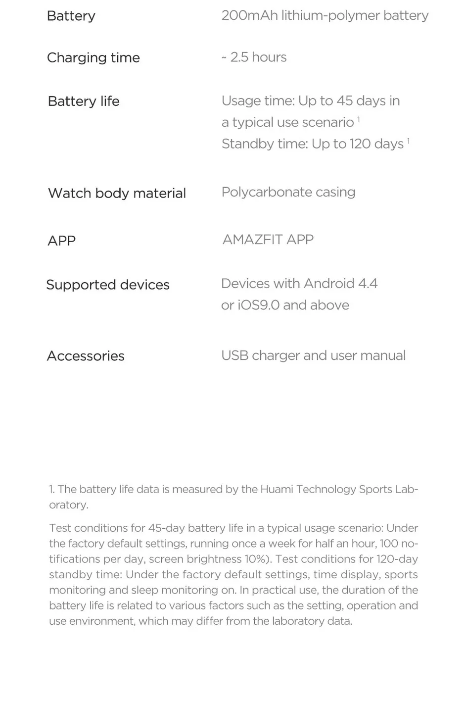 [] Оригинальные Смарт-часы Huami Amazfit Bip Lite 3 АТМ, водонепроницаемые, 45 дней в режиме ожидания, трекер сердечного ритма, умные часы