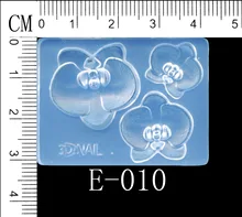  30 Patterns   Flower Biscuit  Ocean 3D Acrylic Nail Mold Palace Nail Art Decorations  DIY Design Silicone Heart Nail Art 