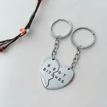 Европейский и американский стиль, распродажа! Популярные принадлежности для креативного использования я Loveyou Для мужчин и Для женщин сердце золотой кулон Радуга пары брелок в виде сердца