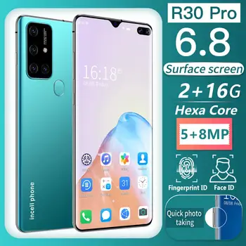 

SOYES R30 Pro Mobile Phones Curved Screen 6.8inch 2GB RAM 16GB ROM Smartphones 5000mAh Cell Phones Telephones