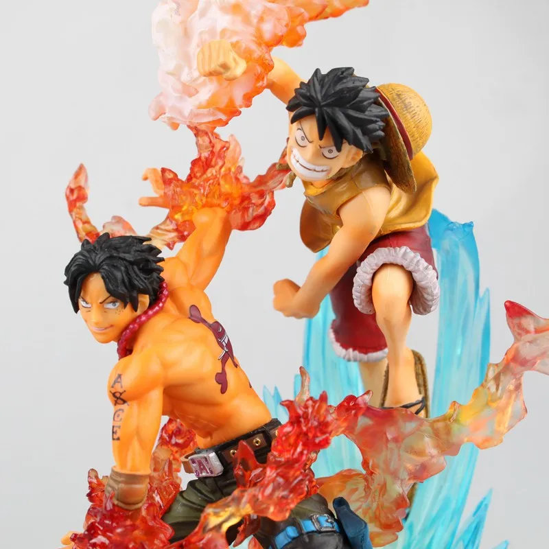 16 см аниме one piece Portgas D Ace Luffy ПВХ Фигурки игрушки Аниме fire punch Коллекционная модель
