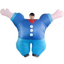 Costume intégral gonflable à la mode, 1 pièce, pour spectacle sur scène, fête de noël