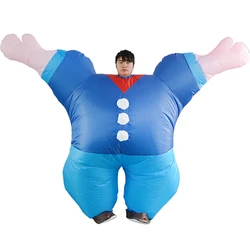 Disfraz inflable de 1 pieza, traje de cuerpo completo a la moda, para actuaciones de escenario, para fiesta de navidad