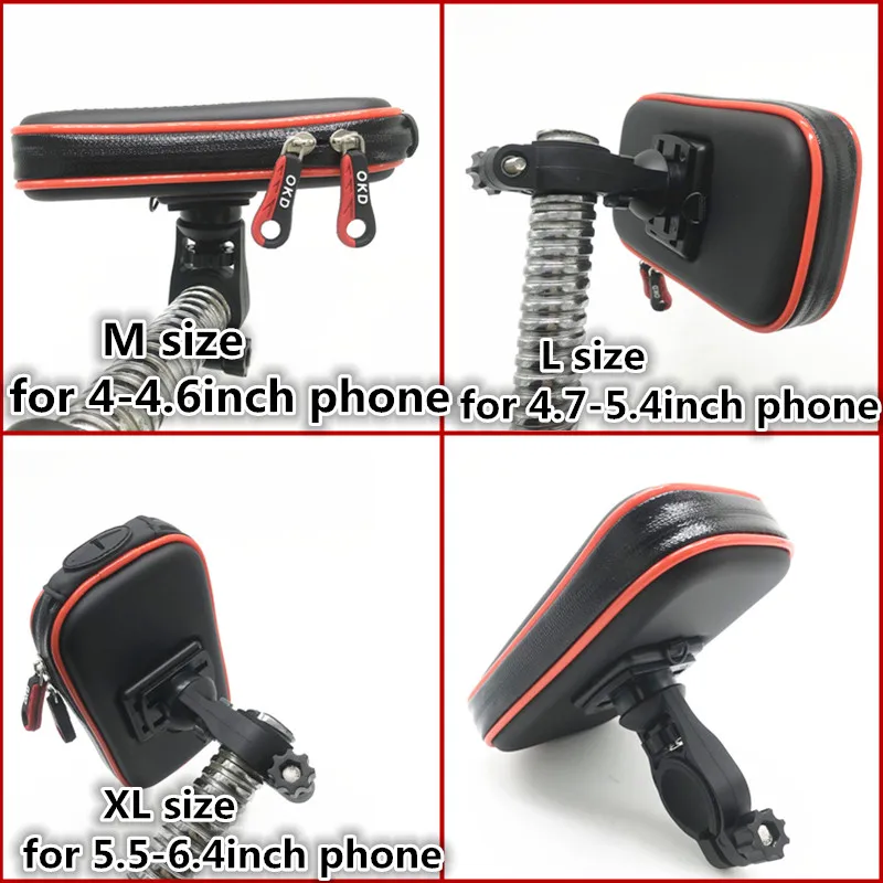 Водонепроницаемый держатель для телефона мотоцикла iphone XR XS MAX 8 7 6s Plus подставка