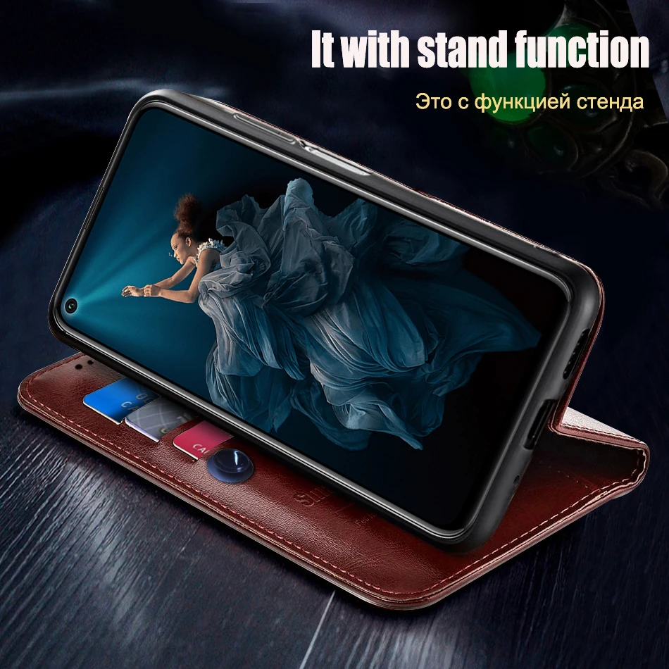 Leather Wallet Case Leather Case Phone Case Leather Phone Case For Huawei Honor 20 Pro