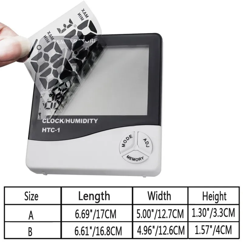 Indoor Digital LCD Display Electronic Temperature Hygrometer Digital Thermometer Hygrometer Good Quality Baby Room Humidity