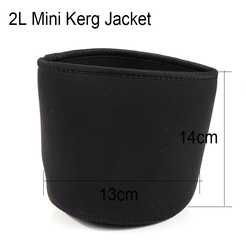 2L keg Jacket Неопреновая парка keg куртка для 2L 5Lmini пивной бочонок, держать пивной охладитель, домашнее пиво пивоварения - Цвет: 2L keg Jacket