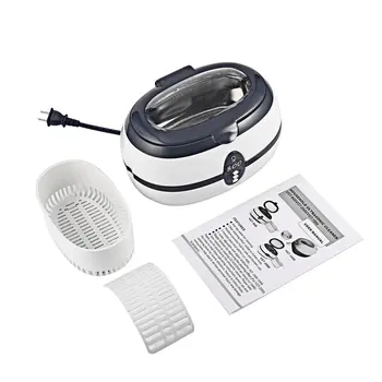 

Stainless Steel 600ML Capacity 40 KHz Digital Ultrasonic Cleaner for Professional Jewelry Watch Glasses Home Use DK-08A