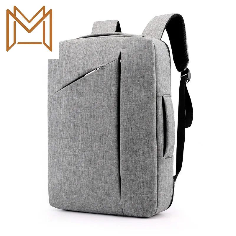 

Man Business Affairs Both Shoulders Backpack Concise 15.6 Inch Portable Computer Package