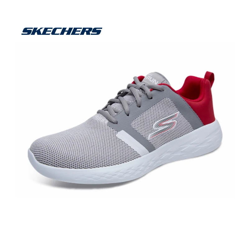 Skechers/мужская повседневная обувь; GORUN светильник; износостойкая обувь; Мужская оригинальная брендовая Роскошная прогулочная обувь; высокое качество; 55069-GYRD