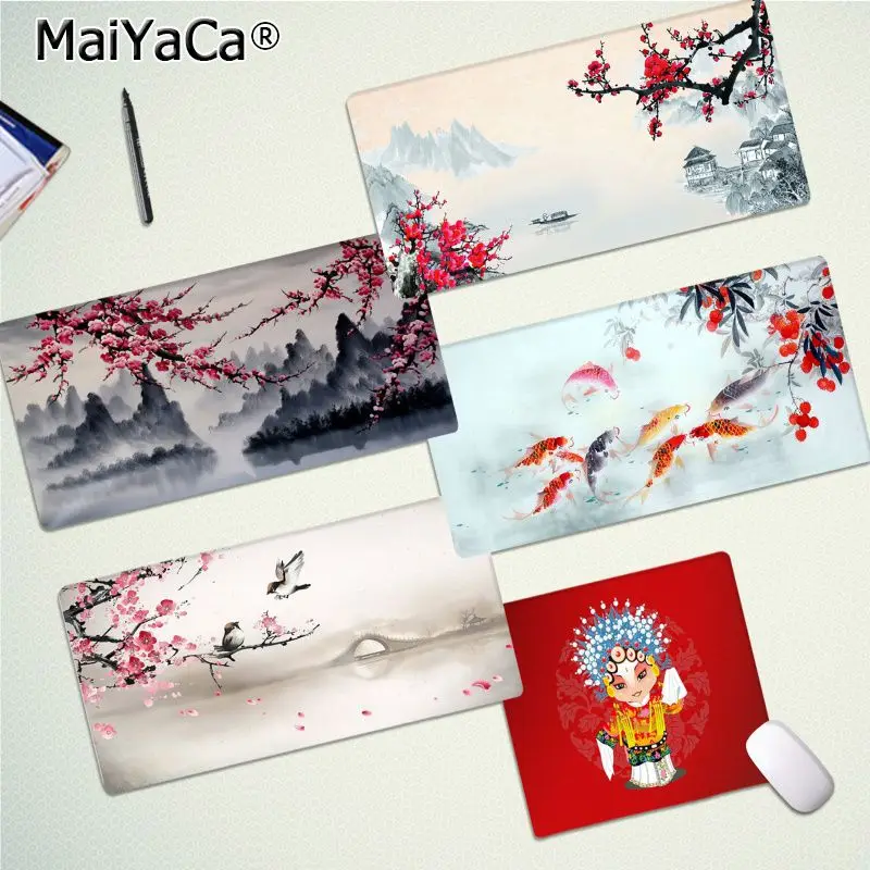 

MaiYaCa Top Quality chinese style art DIY Design Pattern Game mousepad Free Shipping Large Mouse Pad Keyboards Mat