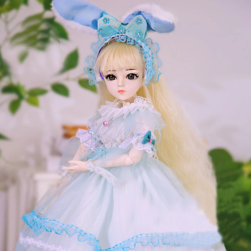 UCanaan 18 шаровых суставов 1/3 23,6 ''BJD SD куклы с одеждой наряд обувь парик волосы макияж для девочек подарок и коллекция кукол - Цвет: Laura