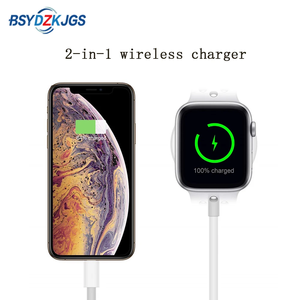Charger Nirkabel untuk iPhone X XR 6 7 