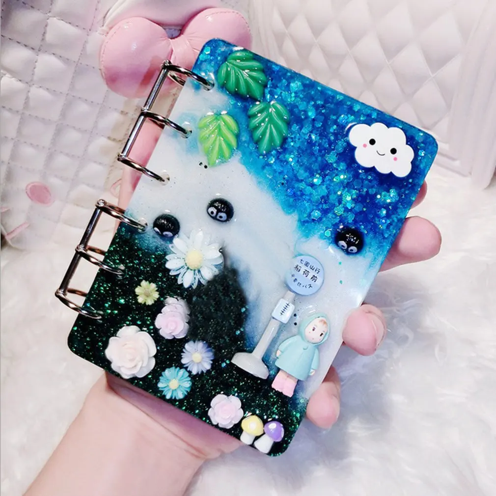 Durable Use DIY Silicone Mold DIY Crafts Notebook Shaped A5 A6 A7 Mirror Jewelry Making Book Resin Silicone Mold