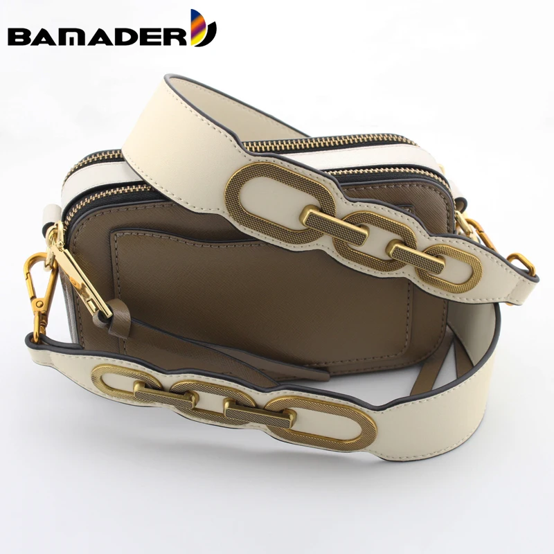 BAMADER сумка ремень Высокое качество Натуральная кожа широкий плечевой ремень Дамская мода Сменный ремень 90 см металлические аксессуары для сумок